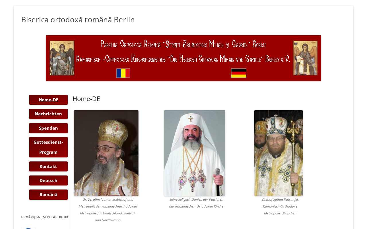 Website von Rumänisch-Orthodoxe Kirchengemeinde